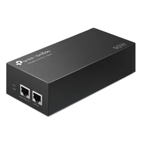 CSH Online Shop TP-LINK (POE380S) Omada 90W 10G PoE++ Injector, 2x 10Gbps Ports, Up to 90W, Wall-Mounting/Desktop TP-LINK
