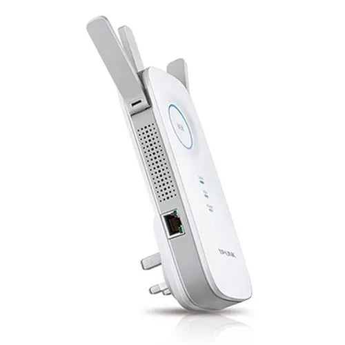 CSH Online Shop TP-LINK (RE450) AC1750 (450+1300) AC Dual Band Wall-Plug WiFi Range Extender, GB LAN, AP Mode TP-LINK