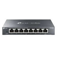 CSH Online Shop TP-LINK (RP108GE) 8-Port Gigabit Managed Reverse PoE Switch, 7 PoE Input & 1 PoE Output, DC Output, Metal Casing TP-LINK