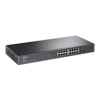 CSH Online Shop TP-LINK (SG2218) JetStream 16-Port Gigabit Smart Switch with 2 SFP Slots, L2/L3/L4 QoS, Fanless, Rackmountable TP-LINK