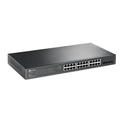 CSH Online Shop TP-LINK (SG2428P) JetStream 28-Port Gigabit Smart Switch with 24-Port PoE+, 4 GB SFP Slots, Rackmountable TP-LINK