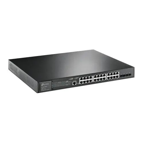 CSH Online Shop TP-LINK (SG3428XMP) JetStream 24-Port Gigabit & 4-Port 10GE SFP+ L2+ Managed Switch with 24-Port PoE+, Rackmountable TP-LINK
