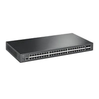 CSH Online Shop TP-LINK (SG3452) JetStream 48-Port Gigabit L2 Managed Network Switch with 4 SFP Slots, L2/L3/L4 QoS, Fanless, Rackmountable TP-LINK