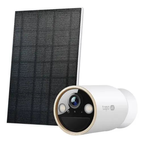 CSH Online Shop TP-LINK (TAPO C460 KIT) Smart Battery-Powered 4K Outdoor Security Camera and Solar Panel, 10000mAh Battery, Colour Night Vision, AI Detection, Alarms, 2-Way Audio, No Hub Required TP-LINK