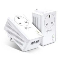 CSH Online Shop TP-LINK (TL-PA7027P KIT) AV1000 GB Powerline Adapter Kit, 2-Port, AC Pass Through TP-LINK