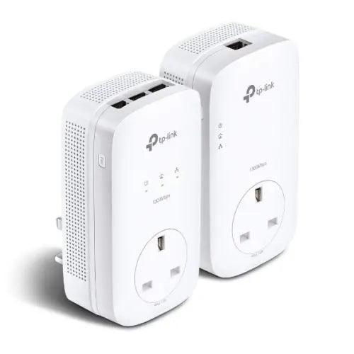 CSH Online Shop TP-LINK (TL-PA8033P KIT) AV1300 GB Powerline Adapter Kit, 3-Port, AC Pass Through TP-LINK