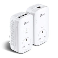CSH Online Shop TP-LINK (TL-PA8033P KIT) AV1300 GB Powerline Adapter Kit, 3-Port, AC Pass Through TP-LINK