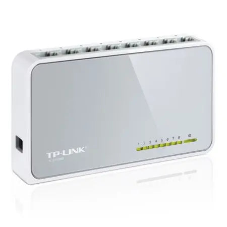 CSH Online Shop TP-LINK (TL-SF1008D V12) 8-Port 10/100 Unmanaged  Desktop Switch, Plastic Case TP-LINK