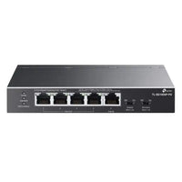 CSH Online Shop TP-LINK (TL-SG1005P-PD) 5-Port Gigabit Desktop PoE+ Switch with 1-Port PoE++ In and 4-Port PoE+Out, Long-Range PoE+ TP-LINK