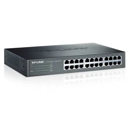 CSH Online Shop TP-LINK (TL-SG1024D) 24-Port Gigabit Unmanaged  Desktop/Rackmount Switch, Steel Case TP-LINK