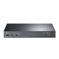 CSH Online Shop TP-LINK (TL-SL1311MP) 8-Port Unmanaged Desktop PoE+ Switch, 8-Port 10/100Mbps + 2-Port Gigabit RJ45 & 1 Gigabit SFP TP-LINK
