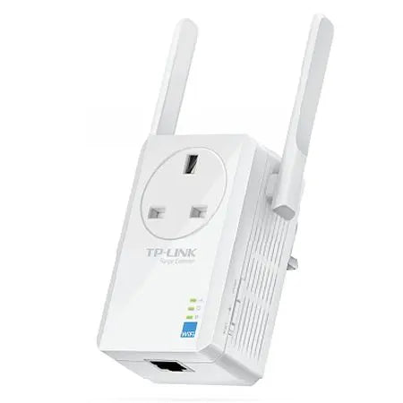 CSH Online Shop TP-LINK (TL-WA860RE) 300Mbps Wall-Plug Wifi Range Extender, AC Passthrough, 1 LAN TP-LINK