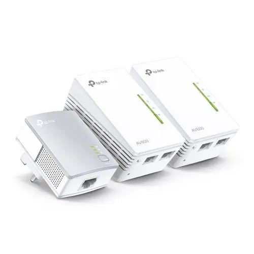 CSH Online Shop TP-LINK (TL-WPA4220T KIT) 300Mbps AV600 Wireless N Powerline Adapter Triple Kit TP-LINK