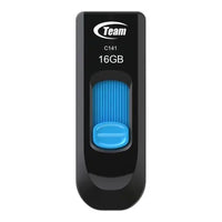 CSH Online Shop Team 16GB C141 Blue USB 2.0 Memory Pen, Retractable Design, Ultra-thin 9.5mm TEAM
