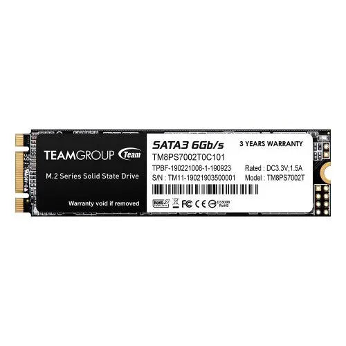 CSH Online Shop Team 2TB MS30 M.2 SATA SSD, M.2 2280, SATA3, R/W 550/500 MB/s TEAM