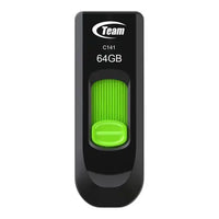 CSH Online Shop Team 64GB C141 Green USB 2.0 Memory Pen, Retractable Design, Ultra-thin 9.5mm TEAM