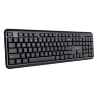 CSH Online Shop Trust TK-350 Wireless Membrane Keyboard, Spill-Proof, Silent Keys, Media Keys, Black TRUST