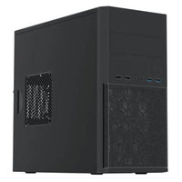 CSH Online Shop Vida Corporate Black Office Case with a 500W PSU, Micro ATX, 120mm Fan, Mesh Front VIDA