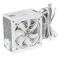 CSH Online Shop Vida Lite 650W ATX PSU, Fluid Dynamic Ultra-Quiet Fan, PCIe, Flat White Cables, Power Lead Not Included, White VIDA