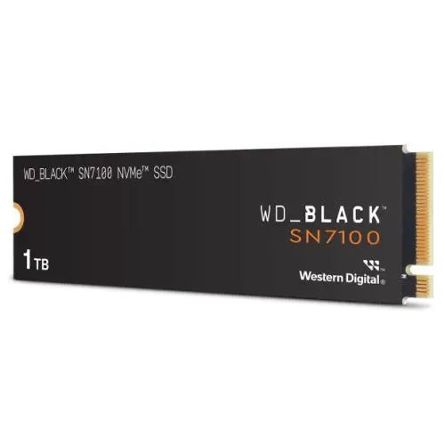 CSH Online Shop WD 1TB Black SN7100 M.2 NVMe Gen4 SSD, M.2 2280, PCIe4, R/W 7250/6900 MB/s, 1000K/1400K IOPS WD