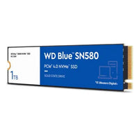 CSH Online Shop WD 1TB Blue SN580 M.2 NVMe Gen4 SSD, M.2 2280, PCIe4, TLC NAND, R/W 4150/4150 MB/s, 600K/750K IOPS WD