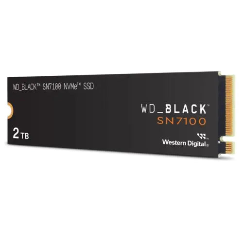 CSH Online Shop WD 2TB Black SN7100 M.2 NVMe Gen4 SSD, M.2 2280, PCIe4, R/W 7250/6900 MB/s, 1000K/1400K IOPS WD