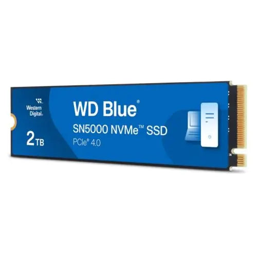 CSH Online Shop WD 2TB Blue SN5000 M.2 NVMe Gen4 SSD, M.2 2280, PCIe4, 3D NAND TLC, R/W 5150/4850 MB/s, 650K/770K IOPS WD