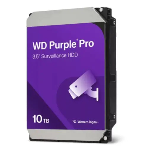 CSH Online Shop WD 3.5", 10TB, SATA3, Purple Pro Surveillance Hard Drive, 7200RPM, 512MB Cache, OEM WD