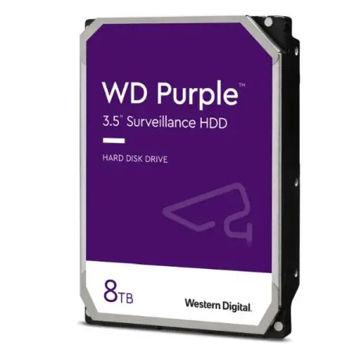 CSH Online Shop WD 3.5", 8TB, SATA3, Purple Surveillance Hard Drive, 256MB Cache, OEM WD