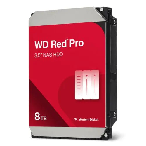 CSH Online Shop WD 3.5", 8TB, SATA3, Red Pro NAS Hard Drive, 7200RPM, 256MB Cache, OEM WD