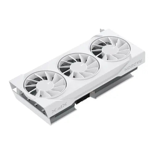 CSH Online Shop XFX Swift RX9070 OC White Triple 90mm Fan Gaming Edition, PCIe5, 16GB DDR6, HDMI, 3 DP, 2700MHz Clock, Overclocked XFX