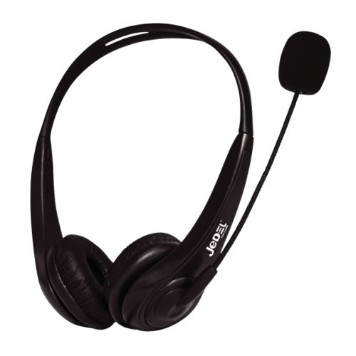 CSH Online Shop Jedel SH-712 USB Noise Cancelling Headset with Boom Microphone, In-line Controls JEDEL