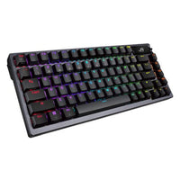 CSH Online Shop Asus ROG AZOTH Compact 75% Mechanical RGB Gaming Keyboard, Wireless/Btooth/USB, Hot-Swap ROG NX Snow Switches, OLED Display, Control Knob, Mac Support, Black ASUS