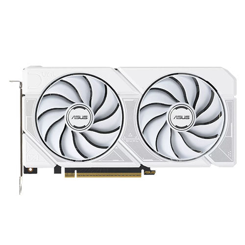 CSH Online Shop Asus DUAL RTX5060 Ti OC, PCIe5, 16GB DDR7, HDMI, 3 DP, 2632MHz Clock, Overclocked, Compact SFF-Ready, White ASUS