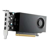 CSH Online Shop PNY RTXA400 Professional Graphics Card, 4GB DDR6, 4 miniDP 1.4, 768 CUDA Cores, Low Profile (Bracket Included), OEM (Brown Box) PNY