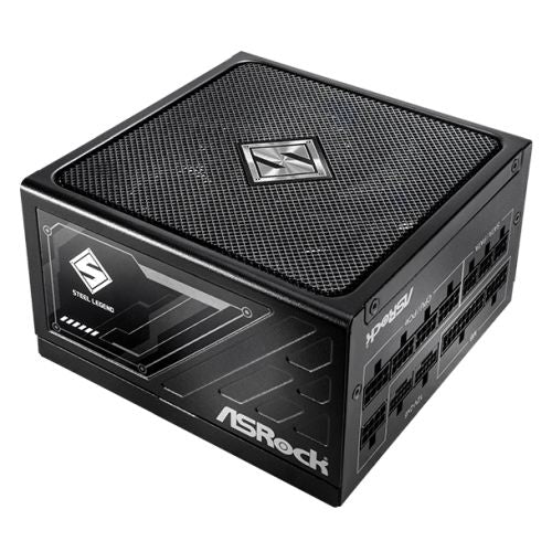 CSH Online Shop Asrock 1200W Steel Legend SL-1200G PSU, Fully Modular, 80+ Gold, Cybenetics Platinum & Lambda A, ATX 3.1, PCIe 5.1 ASROCK