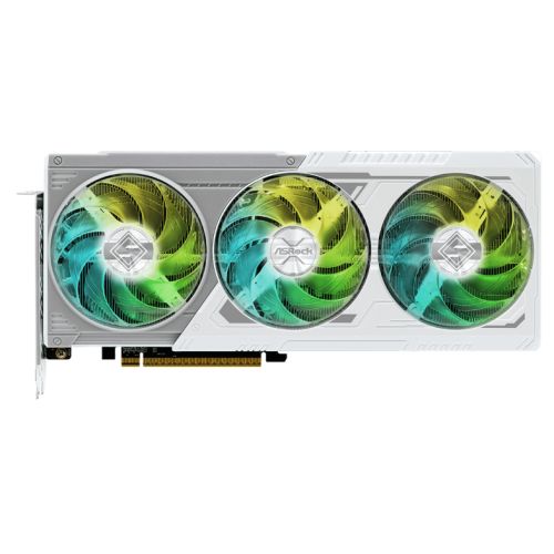 CSH Online Shop Asrock RX9060 XT Steel Legend 8GB OC, PCIe5, 8GB DDR6, HDMI, 2 DP, 3320MHz Clock, RGB, Overclocked, White ASROCK