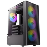Antec AX27 RGB Elite Mid-Tower Gaming PC Case with Tempered Glass