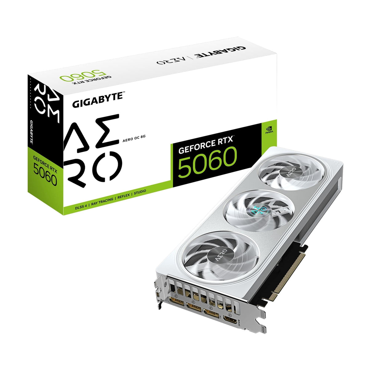Gigabyte NVIDIA GeForce RTX 5060 Aero OC 8GB GDDR7 Graphics Card