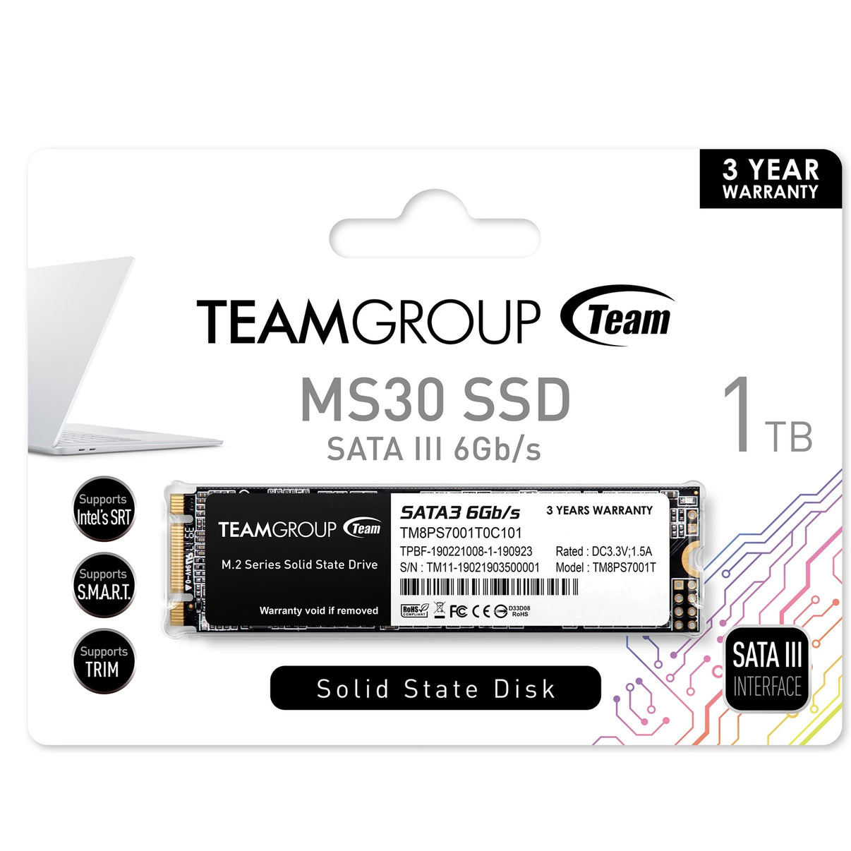 Team MS30 (TM8PS7001T0C101) 1TB