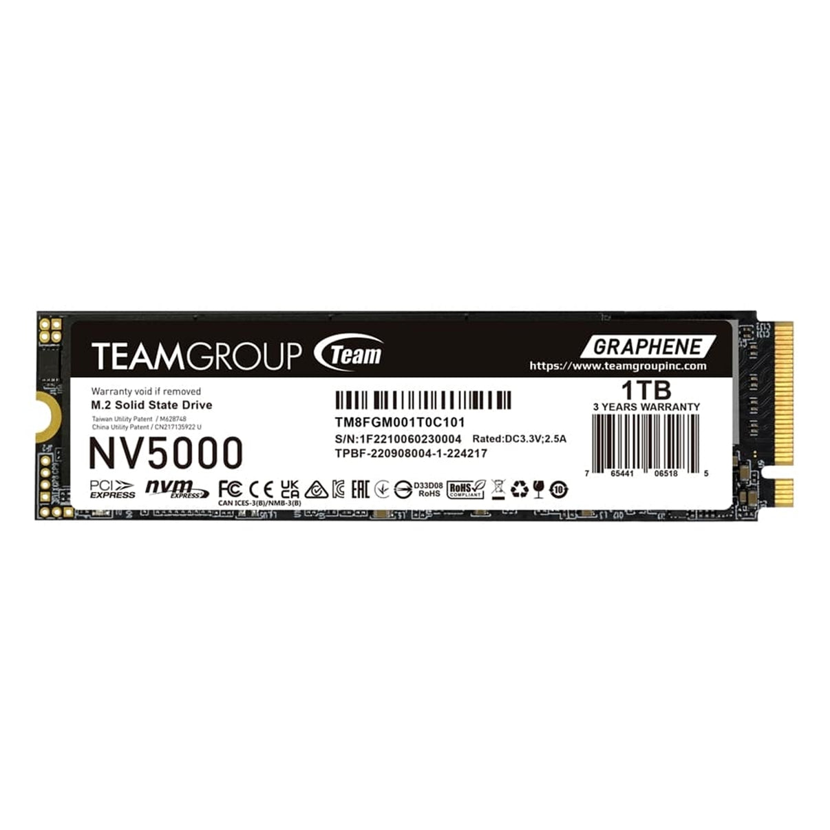 Team NV5000 (TM8FGM001T0C101) 1TB M.2 Interface