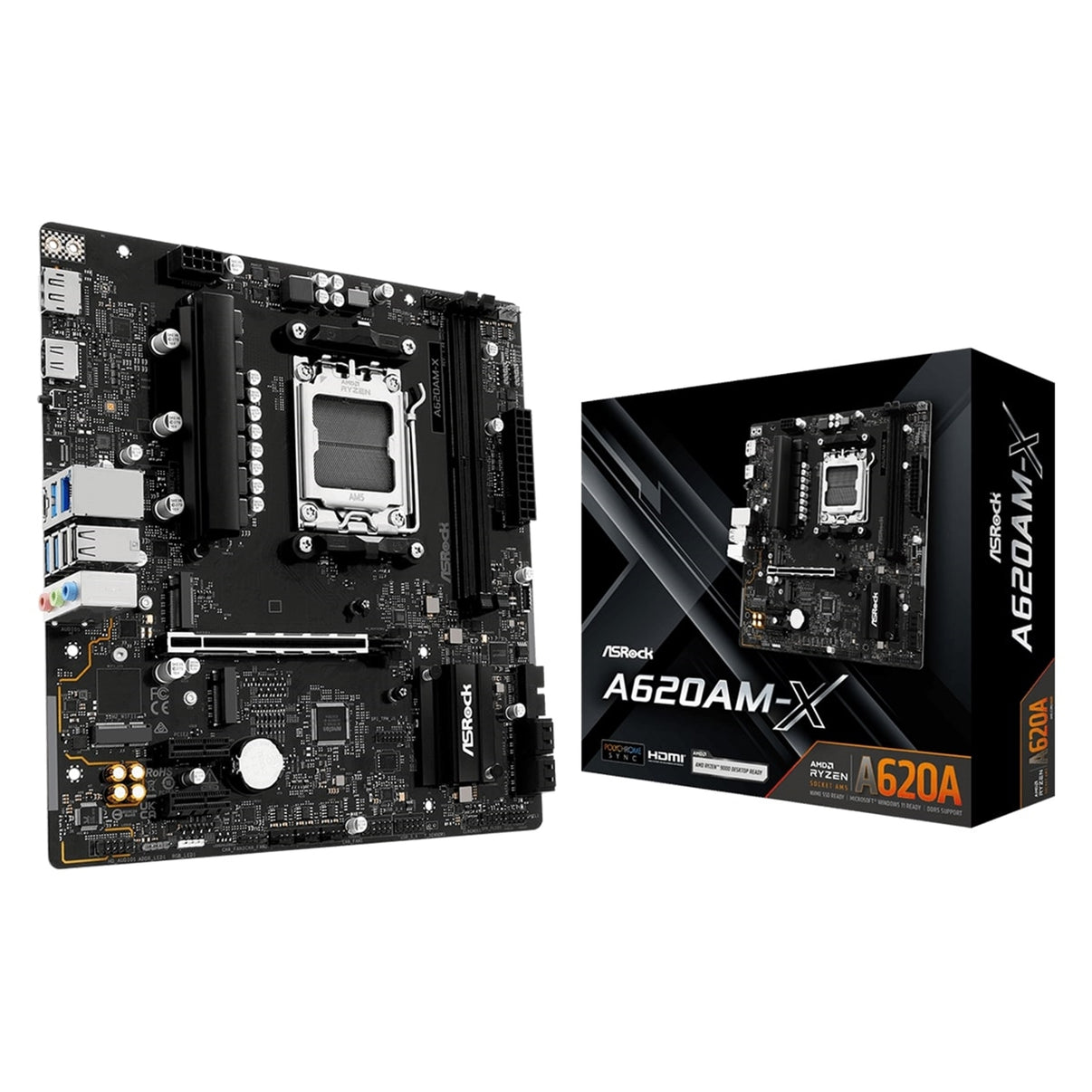ASRock A620AM-X AMD Socket AM5 Motherboard