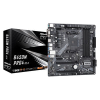 ASRock B450M Pro4 R2.0 Super Alloy AMD AM4 Socket Motherboard