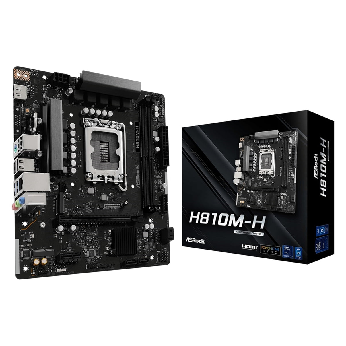 ASRock H810M-H Intel Socket 1851 Motherboard