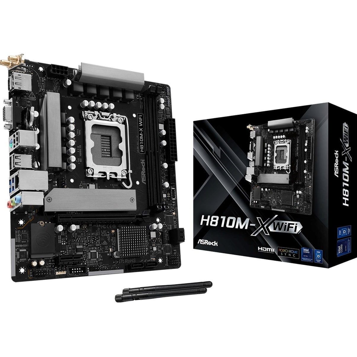 ASRock H810M-X WIFI Intel Socket 1851 Motherboard