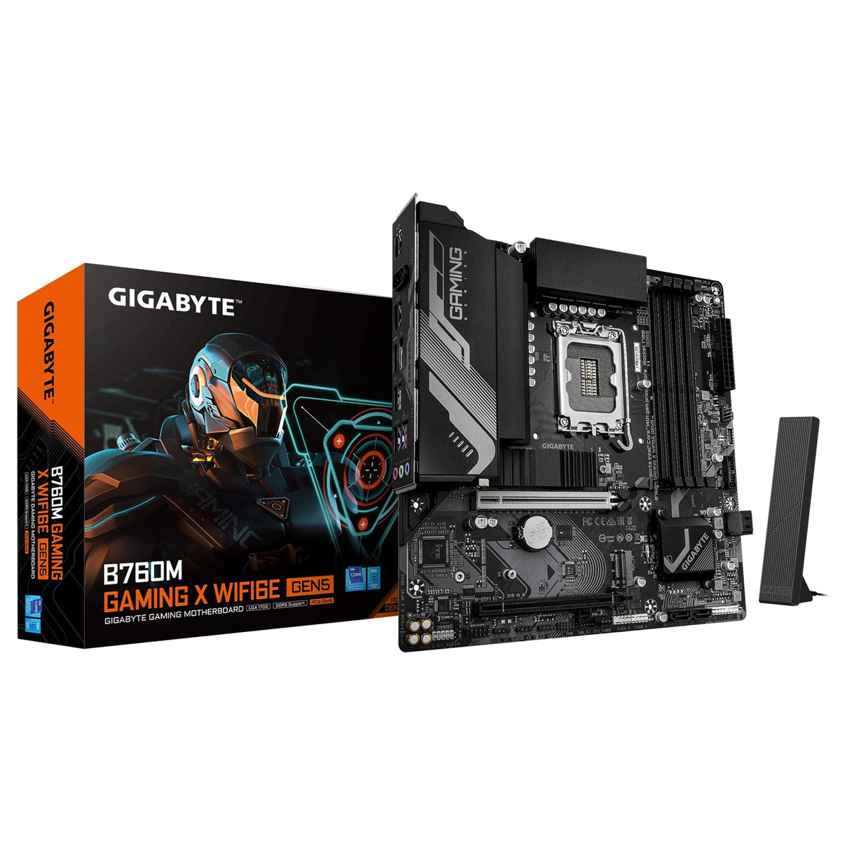 Gigabyte B760M GAMING X WIFI6E GEN 5 INTEL Socket Motherboard