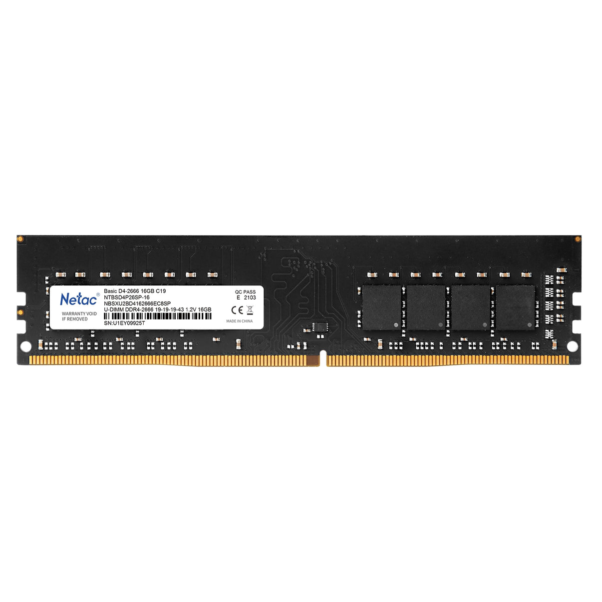 Netac NTBSD4P32SP-16 16GB DIMM System Memory